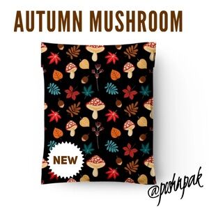 20 Autumn Mushrooms 🍄‍🟫 Poly Mailers 10 x 13 inch